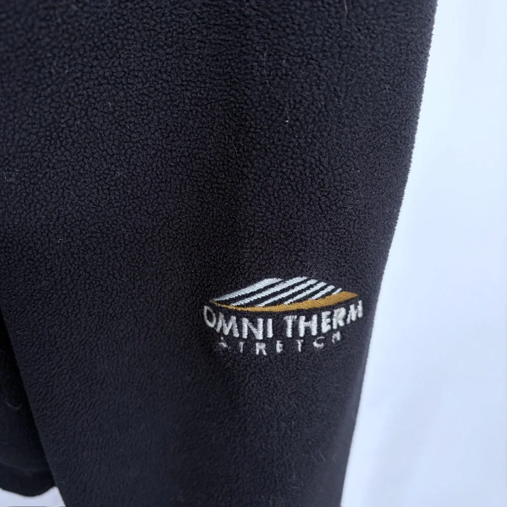 Black Columbia Full Zip Titanium Fleece‎ Jacket XL Mens Omni-Therm Outdoor Gorp